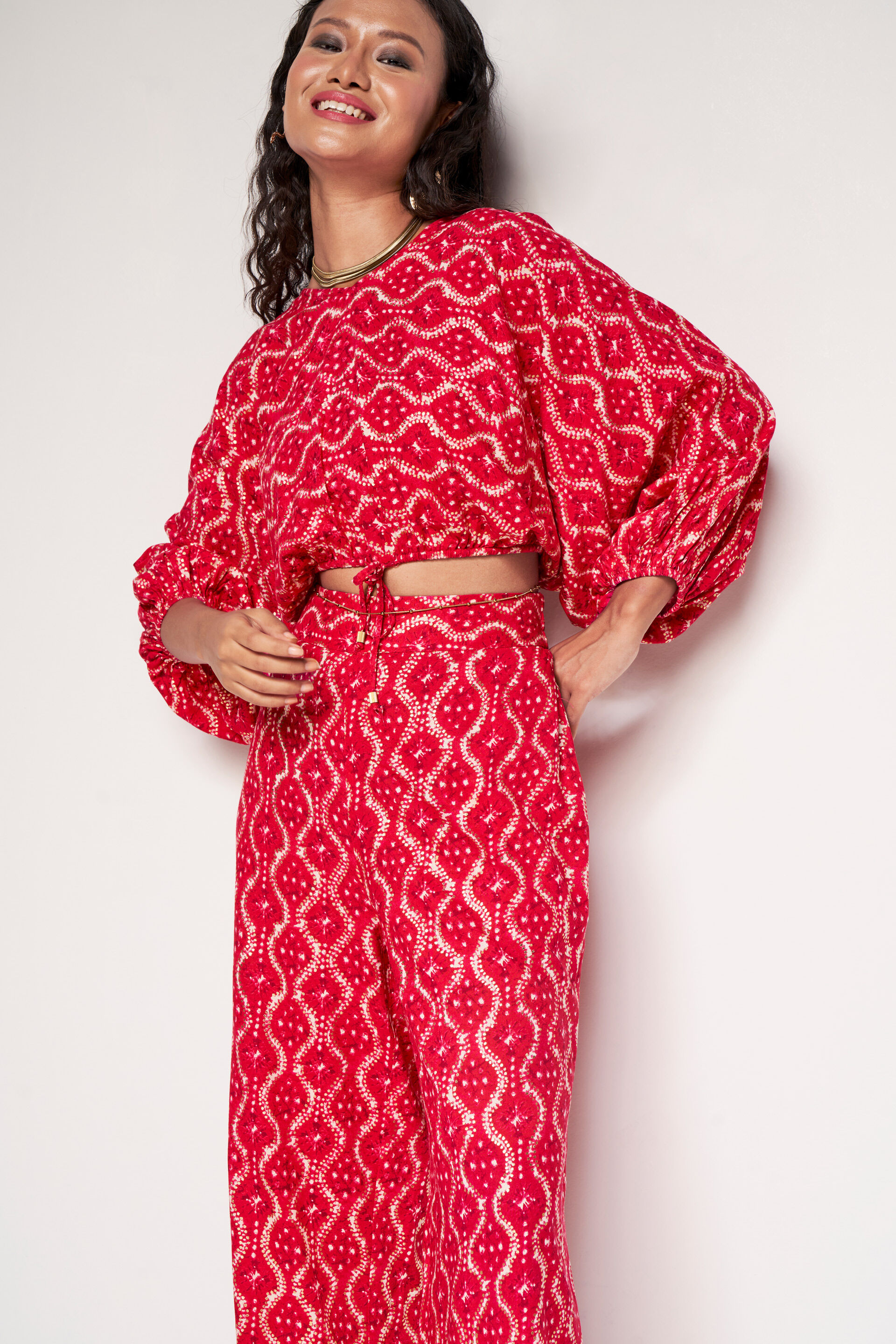 Lal Gulaab Set, Red, image 6